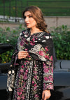 Stunning PURE PASHMINA PRINTED SHAWL in black color.